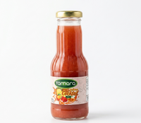 Tamara Cocktail Nectar 250ml mixed fruit juice in a clear bottle with vibrant fruit images on the label.