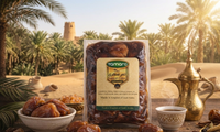 Fresh Tamara Sukkari dates from SANI-LLC, premium Saudi sweet dates in a 1kg pack, naturally delicious and tender.