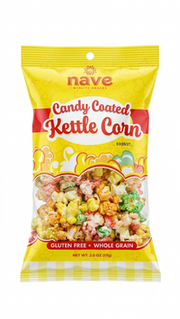 Nave Candy Coated Kettle Corn 2oz Rainbow Snack for Parties & Gifting