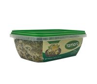 Tamara pistachio halva with sesame, 700g, showcasing creamy, nutty Tahini dessert with chopped pistachios on top.