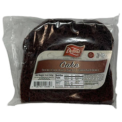 Delisia Double Chocolate Single Cake 5oz - Rich Sliced Dessert Snack