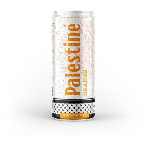 PalestineOrange Soda 330ml slim can from PalestineDrinks