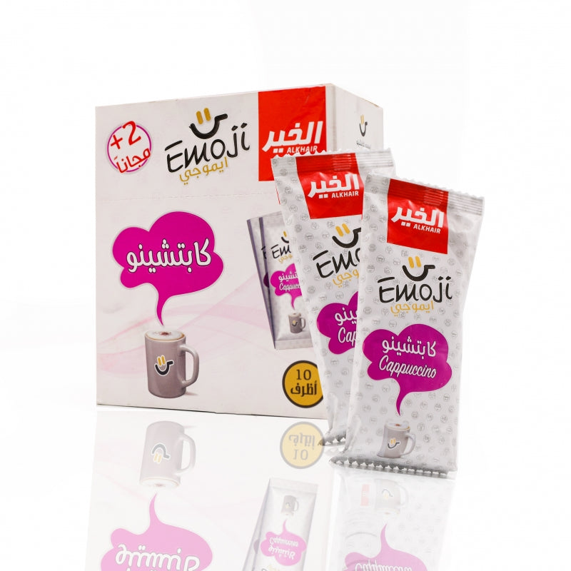  Alkhair Instant Cappuccino Mix Powder Single Serve 12 Stix 300g