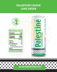 Palestine Drinks Lemon Lime 330ml Sparkling Citrus Soft Drink