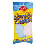 LYLA Cotton Candy - Cotton Candy packs - Wrapped Favor Packs - Candy Buffet, Party, Baby Shower, Event and Wedding Candy 1.6 oz