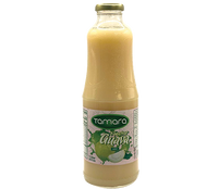 Tamara Guava Nectar in a 1L glass bottle, tropical fruit juice with vibrant guava color and label.