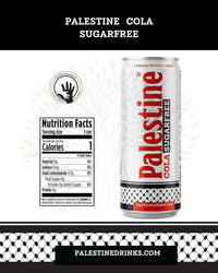 Palestine Cola Sugar Free 330ml Carbonated Soft Drink Refreshing Soda