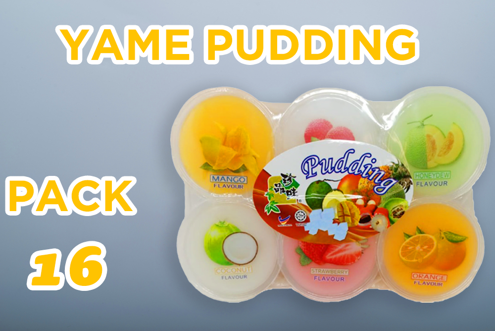 16 Packs of Yame Yogurt Pudding Jelly Cups