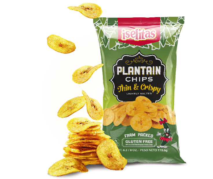 Iselitas Plantain Chips Lightly Salted Gluten Free 6.3 oz