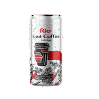 Rio Iced Coffee 180ml Ready-to-Drink Canned Coffee Beverage, Smooth Premium Blend, Refreshing & Convenient Morning Pick-Me-Up