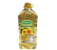 Tamara Pure Sunflower Oil 4.5L bottle, premium cooking oil for frying with a clear label and golden sunflower imagery