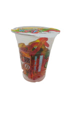 Cup candy Gummy worm Fun fruit Bites 6oz