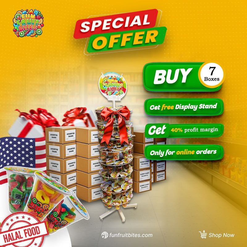 B2B Special offer - Buy 7 Box Get Display Stand for Free