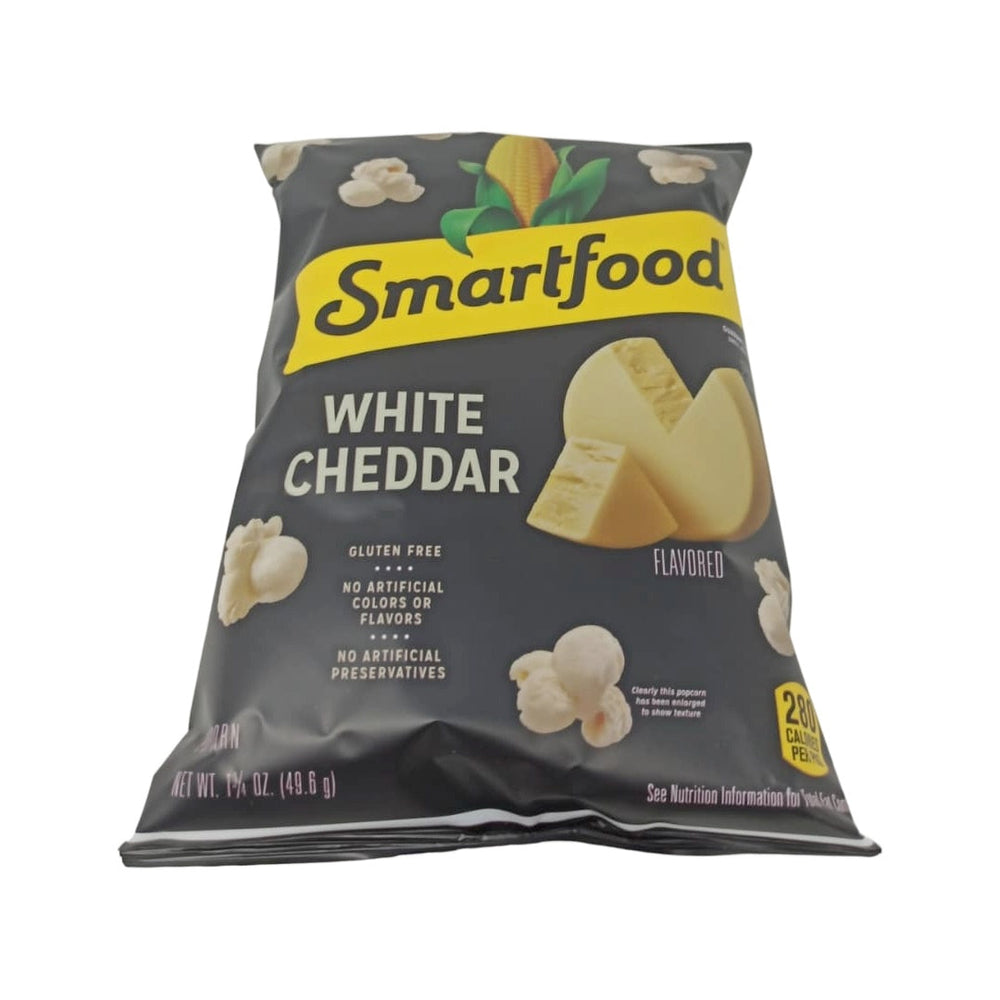 Smartfood White Cheddar Popcorn 1.75 oz (49.6g) Gluten-Free, No Artificial Flavors Delicious Snacking - SANI-LLC