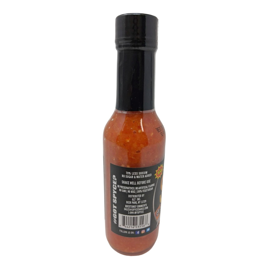 SPYCE Scorpion Pepper Hot Sauce 5 fl oz 70% Less Sodium No Sugar Added For Flavorful Cooking & Dipping - SANI-LLC