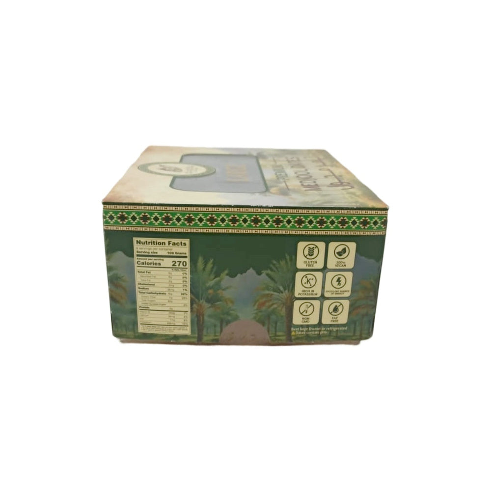 AbuAyash Farms Premium Medjool Dates, Large 2lb Box, All-Natural Sun-Dried Superfood, Non-GMO & Gluten-Free, Rich Caramel Flavor, Perfect for Healthy Baking and Gourmet Snacking - SANI-LLC