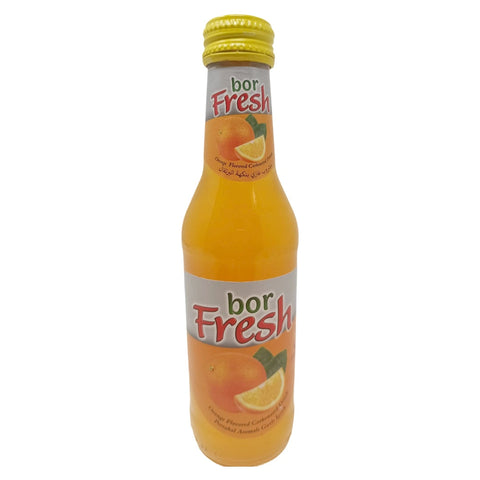 Bor Fresh Orange Flavored Carbonated Soda Drink, 200ML (6.7 fl oz) Glass Bottle, Made with Beetroot Sugar, Crisp Citrus Sparkling Beverage for Refreshing Hydration - SANI-LLC