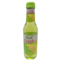 Bor Fresh Mint & Lemon Carbonated Drink, 200ml Glass Bottle, Vitamin C Enriched Sparkling Soda, Refreshing Citrus Beverage - SANI-LLC