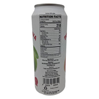 Diamonds Pink Guava Juice with Pulp in a 16.57 fl oz can, showcasing vibrant pink guava fruit and juice with pulp visible inside