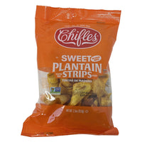 Chifles Sweet Plantain Strips, 2.5oz Bag, Ripe Plantain Chips, No Sugar Added, Non-GMO, Gluten-Free & Vegan, Healthy Latin-Style Snack