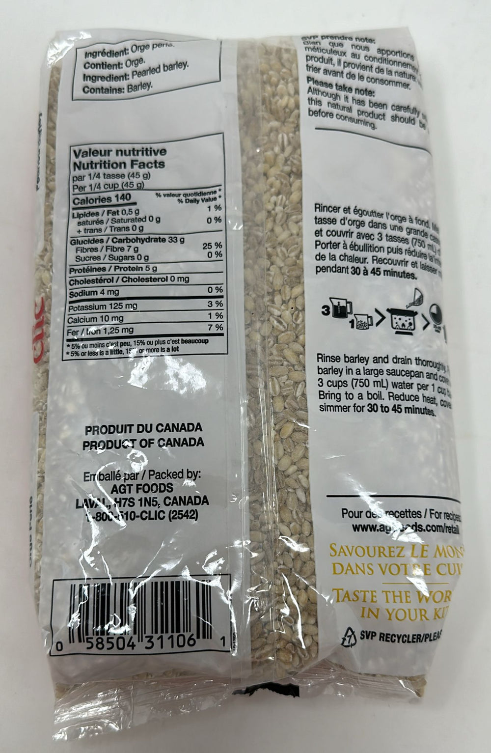 CLIC Perled Barley - 1PaysLess