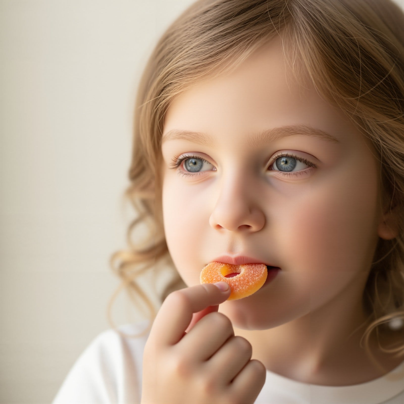 Cup candy Peach Ring Fun fruit Bites 6oz