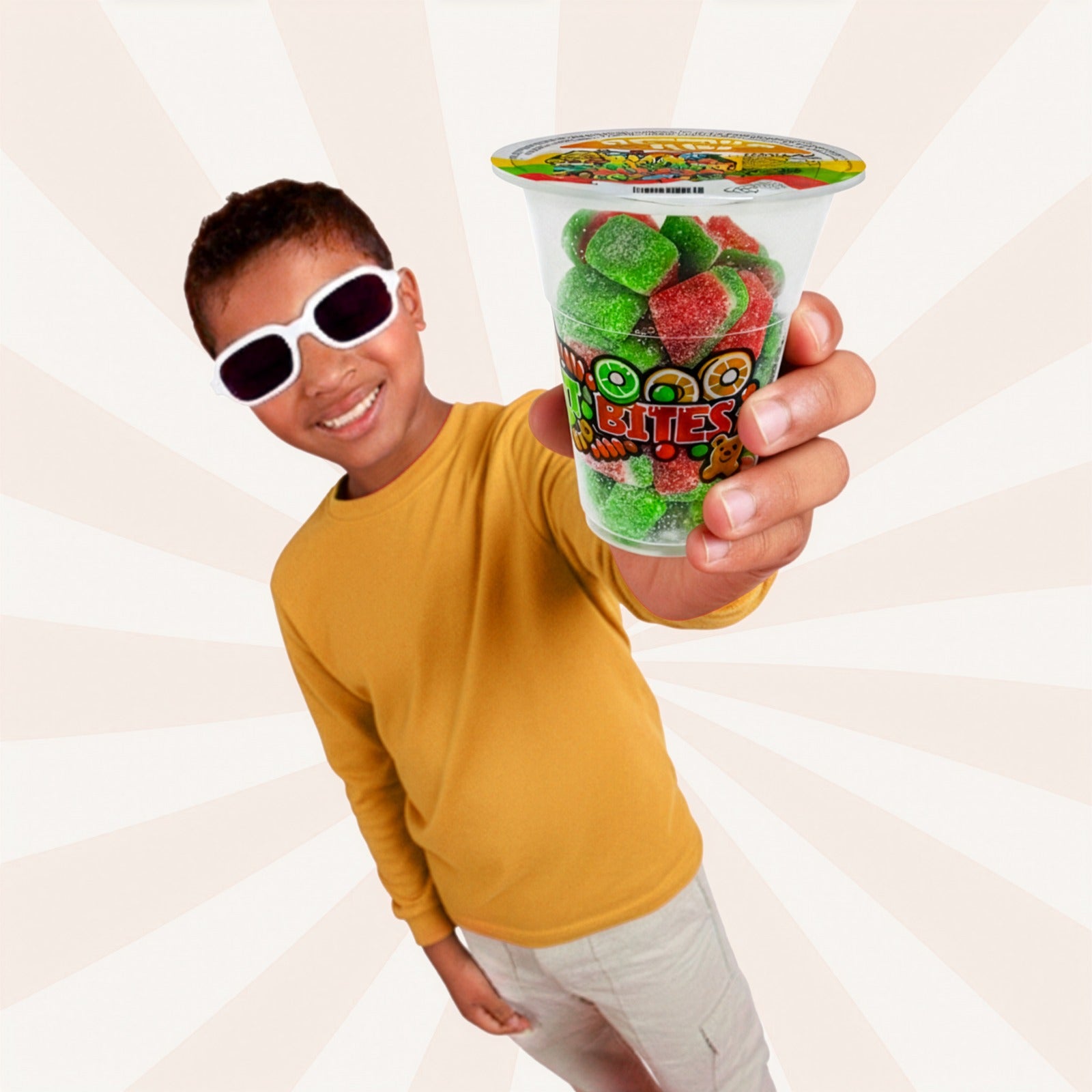 Cup candy watermelon Slice Fun fruit Bites 6oz