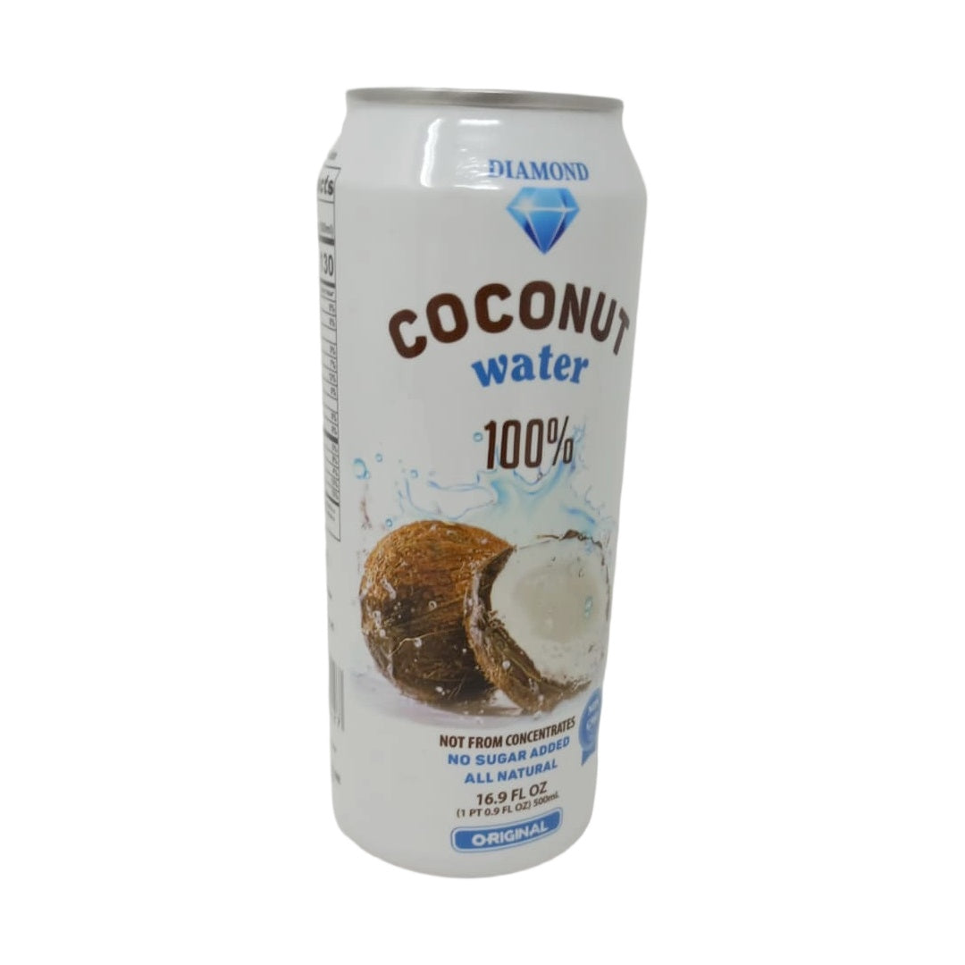 DIAMOND Coconut Water 16.9 FL OZ 100% Pure No Added Sugar for Natural Hydration - SANI-LLC