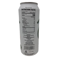 Diamonds Watermelon Juice with Pulp in a 16.57 fl oz (490mL) can, showing fresh watermelon slices and juice filled can.