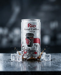 Rio Iced Coffee 180ml Ready-to-Drink Canned Coffee Beverage, Smooth Premium Blend, Refreshing & Convenient Morning Pick-Me-Up