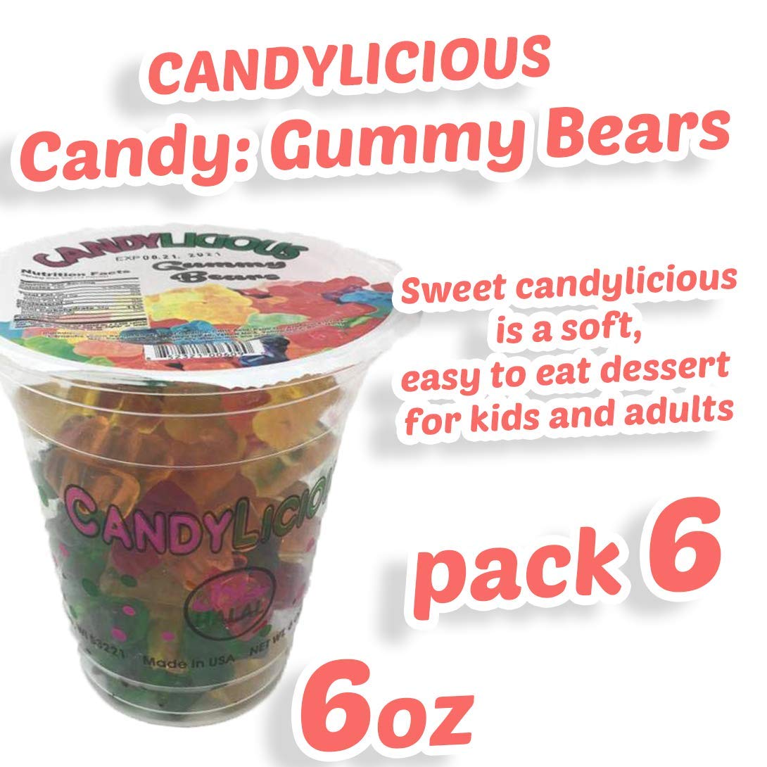 Cup Candy || Gummy Bears of the best daily flavors || 6oz (170g)