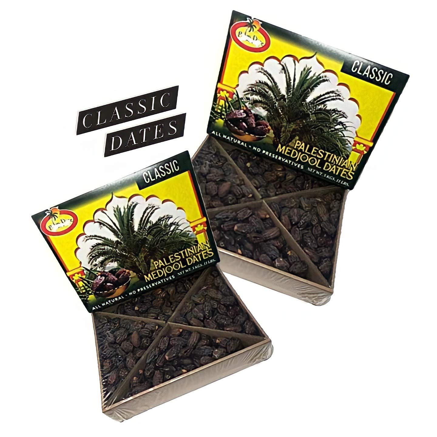 Palm Date Gardens ™️🏅 | PALESTINE Medjool Dates✔️| 2020 Crop Harvest, New Fresh Dates| 100% All Natural , No Additives , No Preservatives | 5Kg 11 lb Pack (Green) Box ✔️