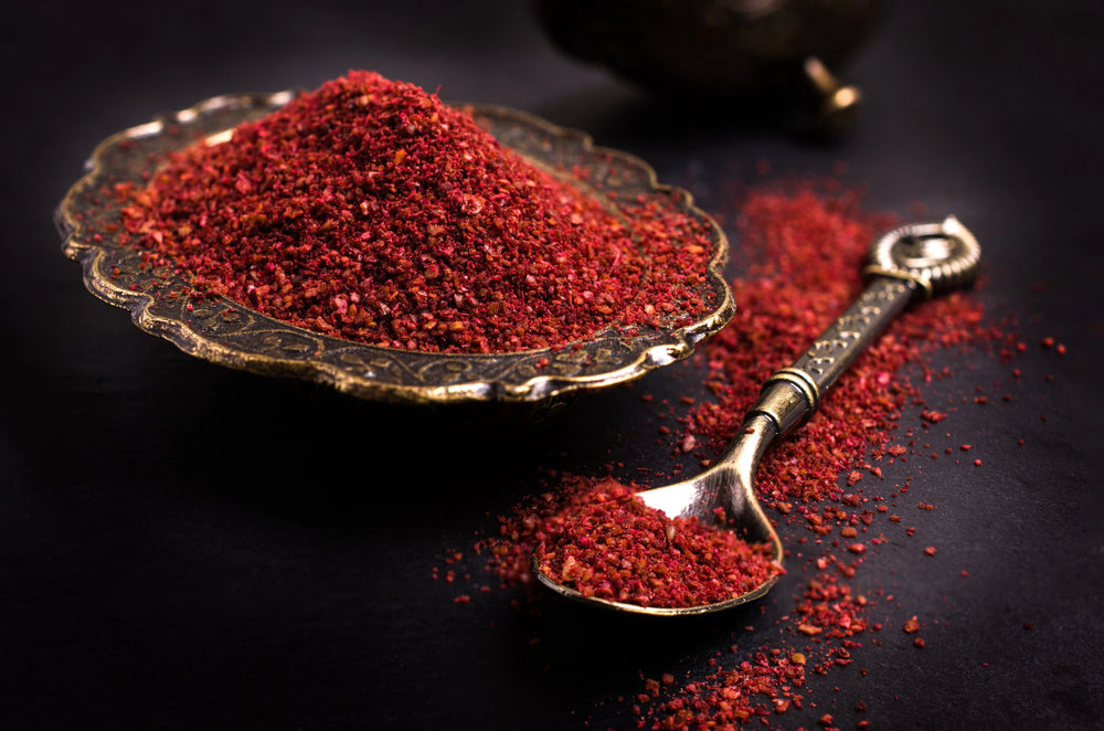 AL'ARD Sumac from Palestine 120g Tangy & Deep Red Adds Zesty Flavor to Salads & Grilled Meats - SANI-LLC