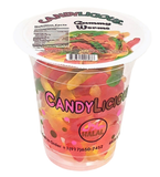 Candy: Candy Licious | Gummy Worms | Mix fruit | HALAL | Sweets & Delicious| Cup |6oz. |170g