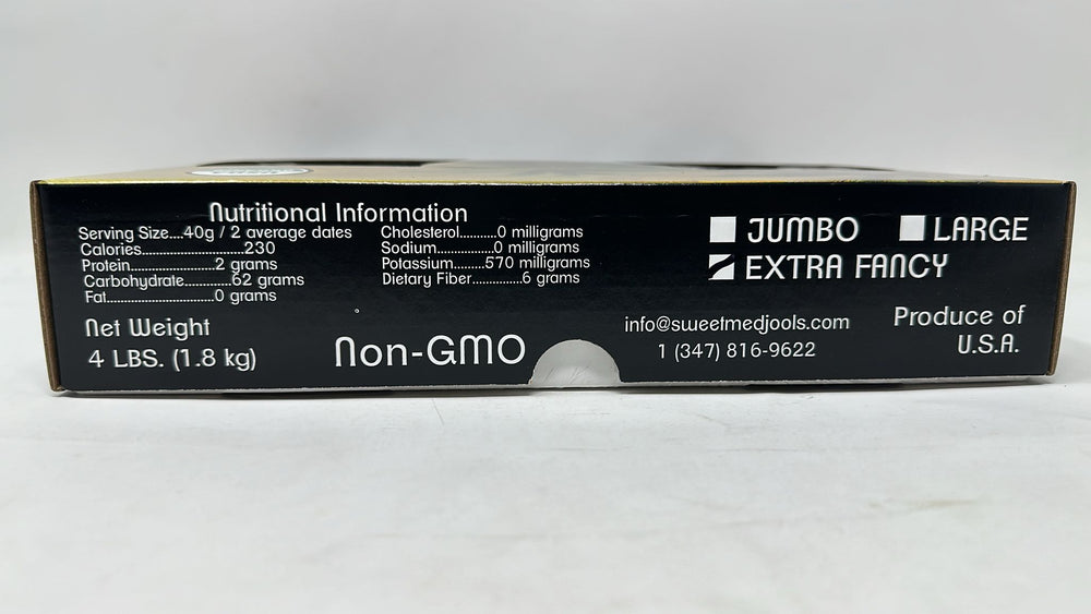 Sweet Medjools Dates Medjoul Ramadan Dates Non-GMO Large Dates 4lbs