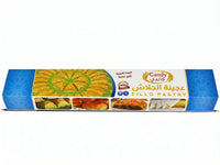 Candy Premium Fillo Pastry Sheets, 400g, thin flaky phyllo dough for baklava, pies, and Mediterranean appetizers.