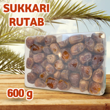 Dates: Hajar dates | Sukkari Rutab | premium Saudi dates | Best breakfast in Ramadan | Naturally sweet | 100% Fresh | Packed securely | Ramadan gift box | 600g | Store in a frozen place