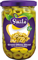 Sliced Green olives | 600g - 21.16 Oz
