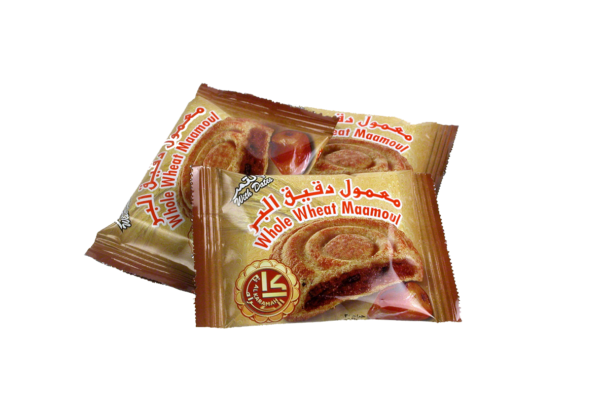 ALKARAMAH MAAMOUL DATE - WHOLE WHEAT (20X320g)  Recommended Retail Price $3.99 - UPC 732542002722 - SANI-LLC