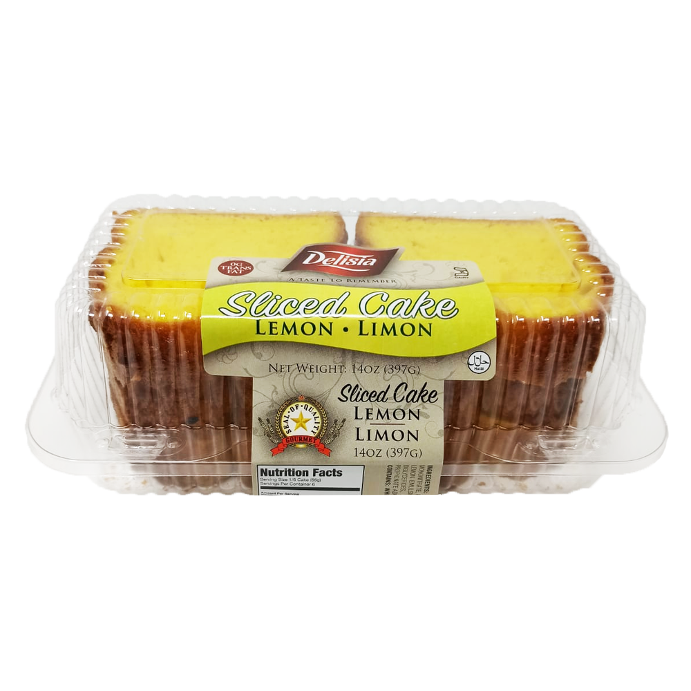 Delisia | Sliced cake | Lemon-Limon || cake decorating turntable || cake spinner | 397G | 14oz
