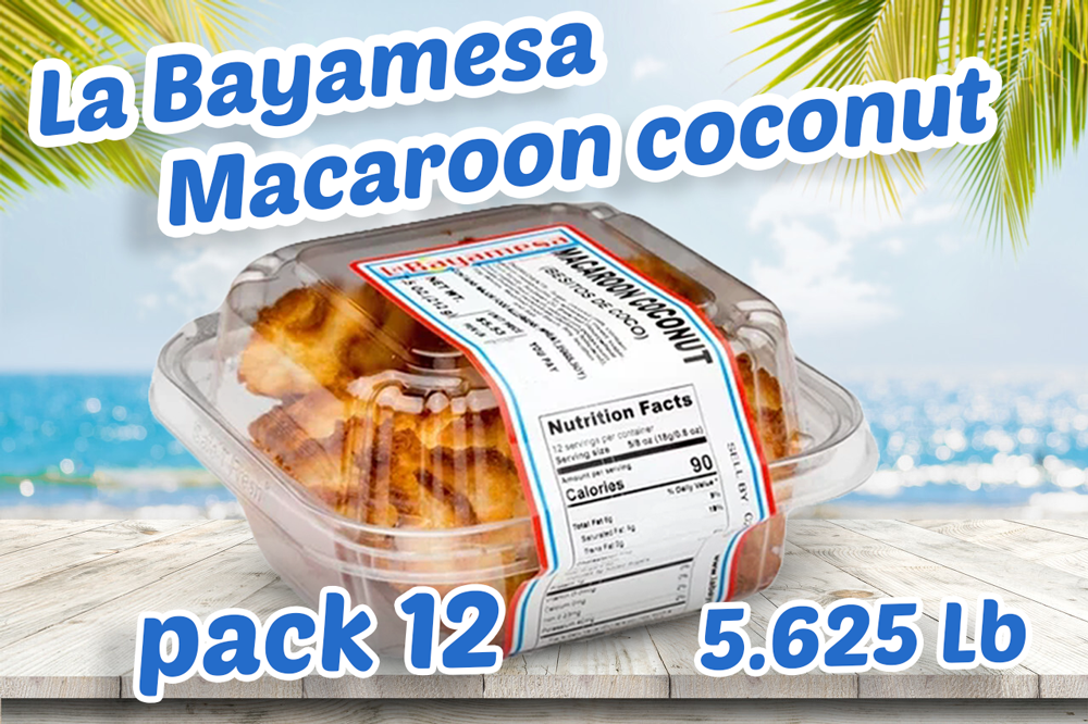 La Bayamesa Turron || Macaroon Coconut 6 oz (170g)