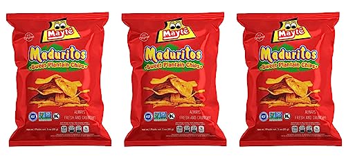 Mayte Maduritos || Sweet Plantain Chips || 3 oz / 85 g ||Always Crunchy (Pack 03)