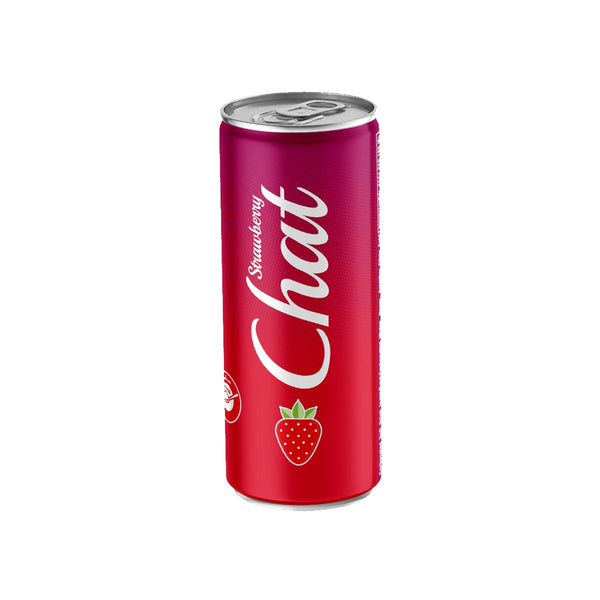 Chat Strawberry Flavored Soda 250ml Sweet Strawberry Thirst-Quenching Vibrant Taste Perfect for Anytime Refreshment - SANI-LLC