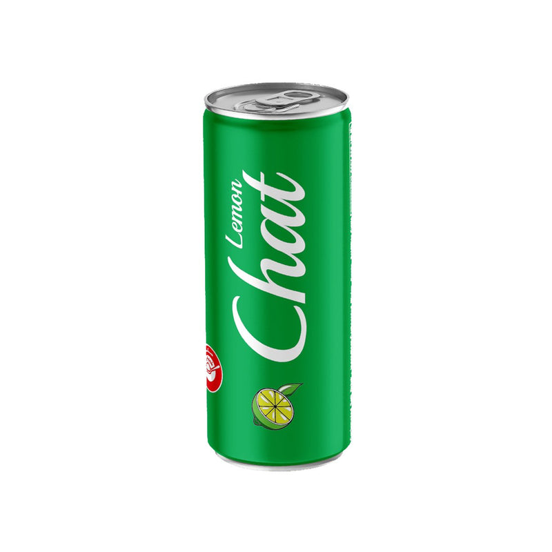Chat Sparkling Lemon Drink 250ml Can - Zesty Citrus Flavor - Crisp & Invigorating Refreshment for Any Occasion - SANI-LLC