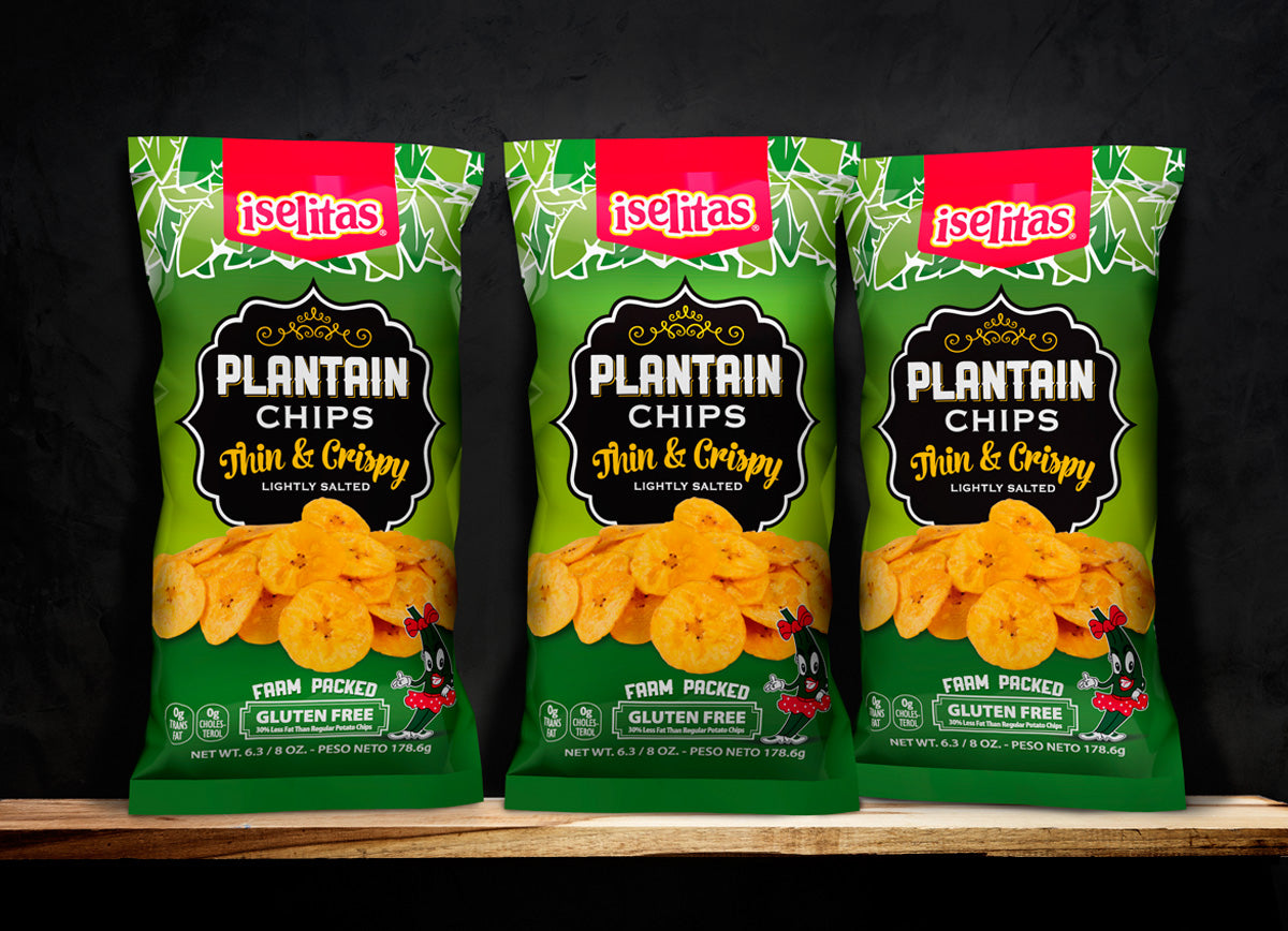 Iselitas Plantain Chips Lightly Salted Gluten Free 6.3 oz