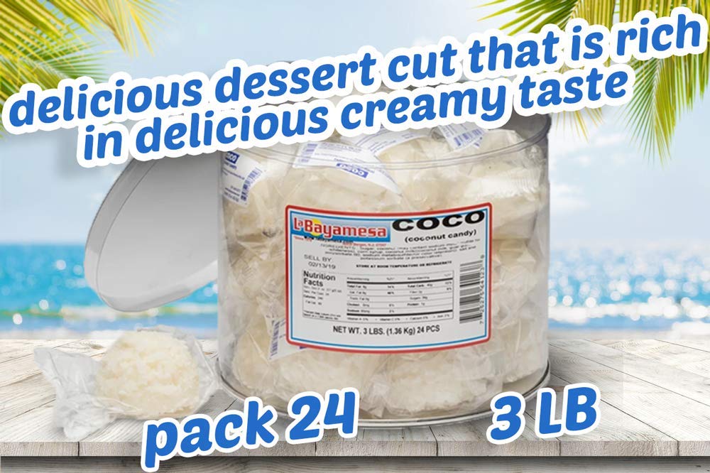 La Bayamesa Coco Blanco Coconut Candy 1.5oz - SANI-LLC