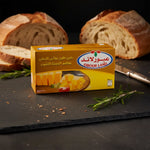 Obour Land soft cheddar flavor cheese spread in 500g jar, creamy texture, ideal for meals and sandwiches