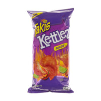 Takis Kettlez Fuego Kettle Cooked Potato Chips, 8 oz Bag, Hot Chili Pepper & Lime, Intense Crunch and Spicy Heat, Bold Flavor Snacks
