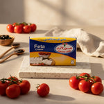 Obour Land feta cheese in 250g package, creamy white cheese ideal for salads and breakfast dishes, labeled ObourLand.