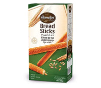 Hamdan Sesame Bread Sticks 14oz, crunchy Ka'ak Al Sham snack with sesame seeds, displayed in a clear package.